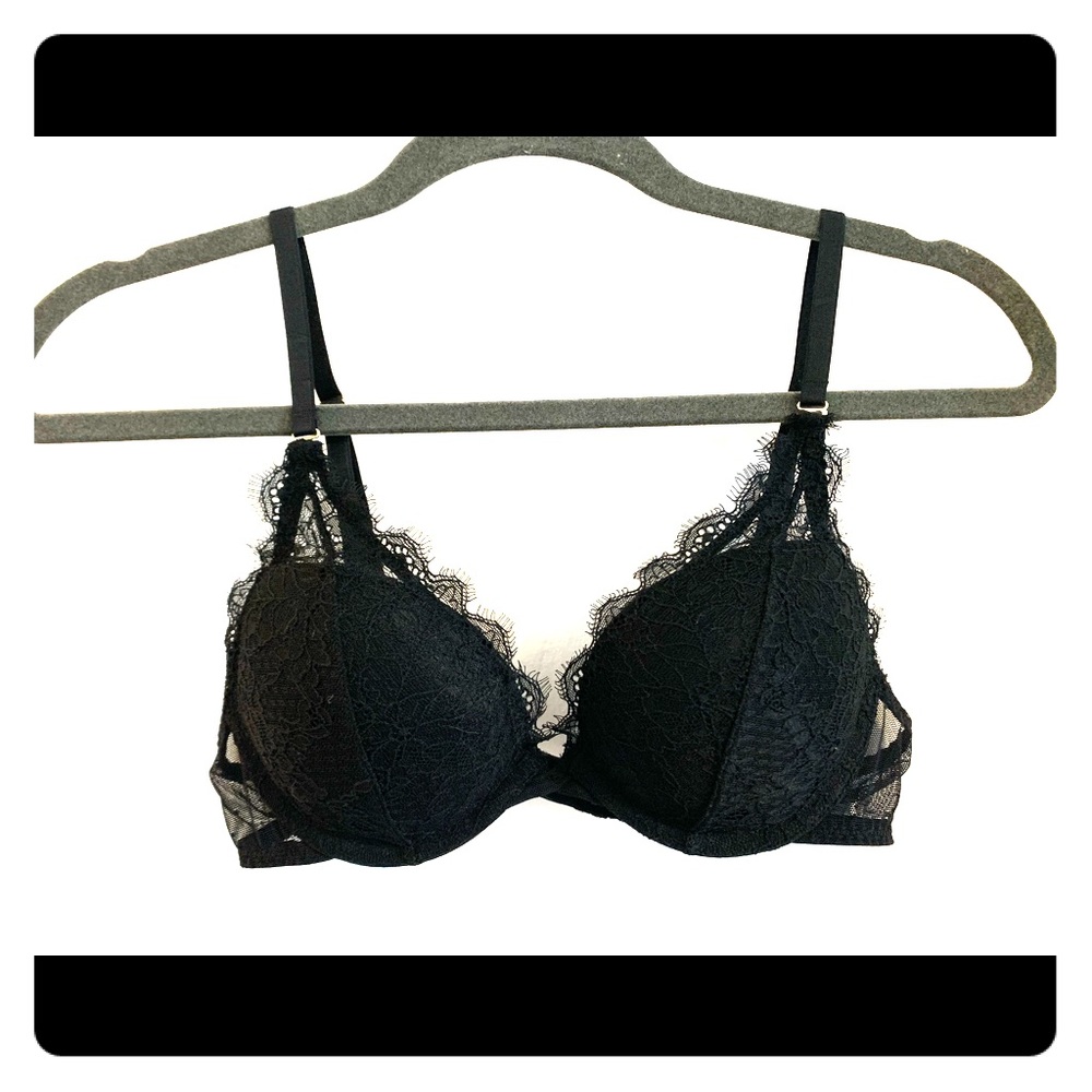 34A Lace Push-up Convertible Strap Bra